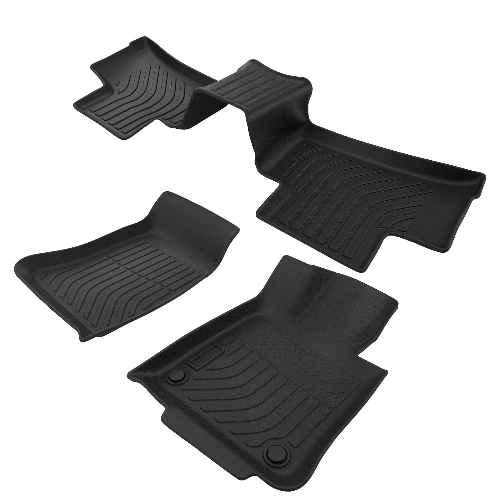 All-Weather TPE Floor Mats for Benz GLC SUV (2023–2025) Waterproof
