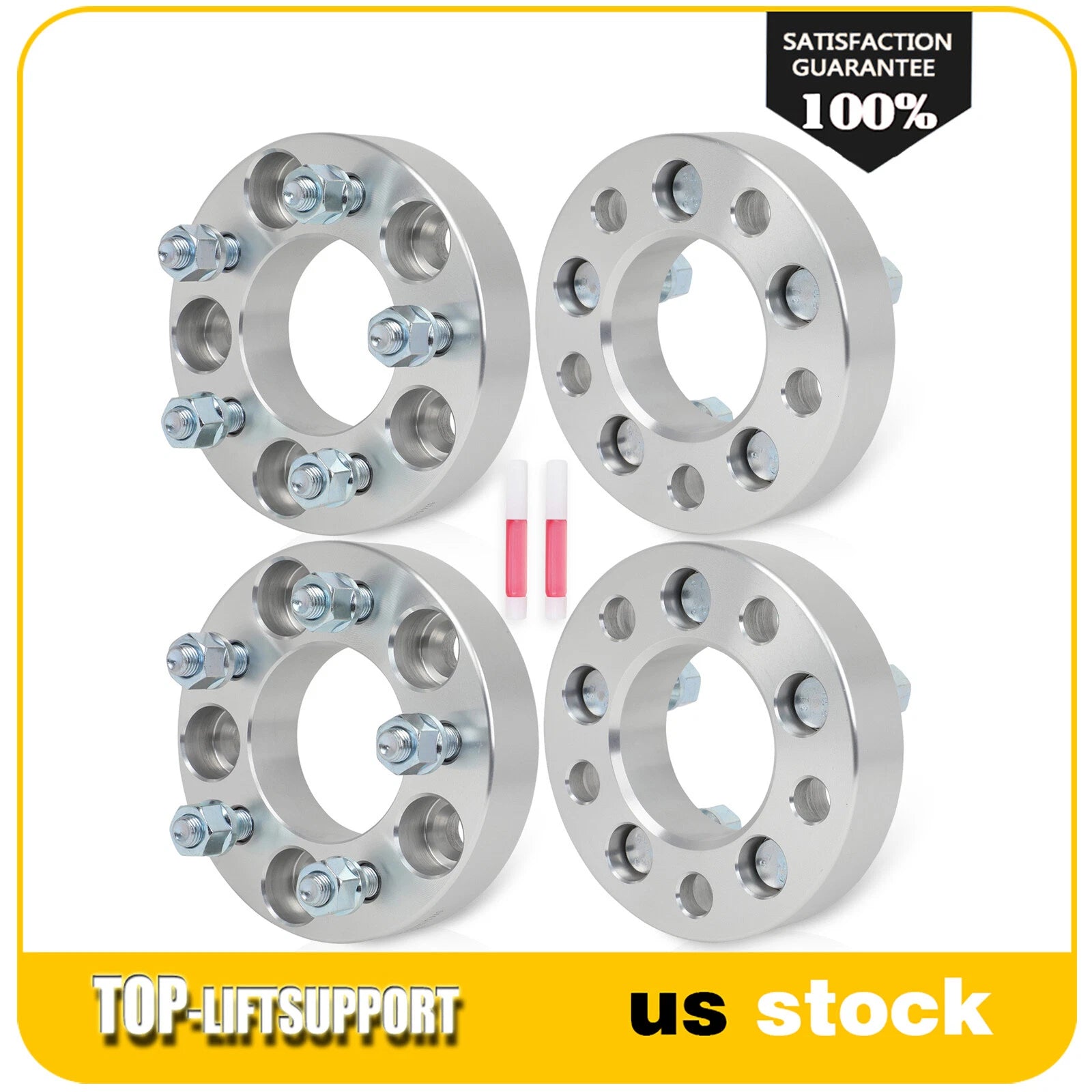 Set of 4 Wheel Adapters for Chrysler Sebring, 300M (5x4.5 to 5x108)