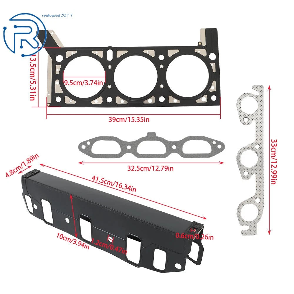 Full Gasket Head Bolts for Chrysler Pacifica (2007–2008) & VW Routan (2009–2010)