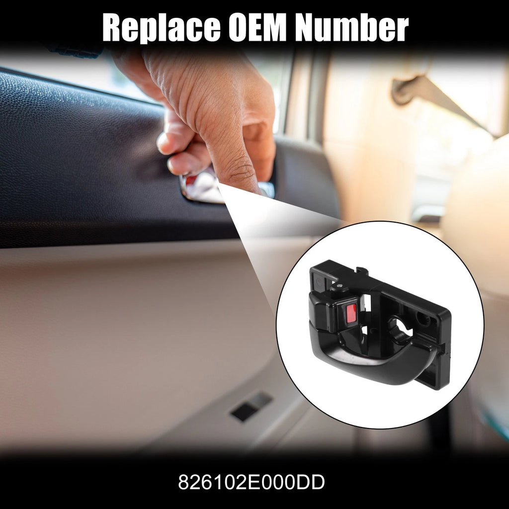 Front Left Interior Door Handle for Hyundai Tucson (2005–2009) No. 826102E000DD