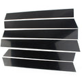 6 Pcs Car Door Trim Cover Kit Glossy Black Pillar Posts for Honda CR-V (07-11)