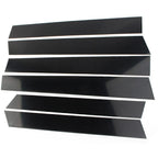 6 Pcs Car Door Trim Cover Kit Glossy Black Pillar Posts for Honda CR-V (07-11)