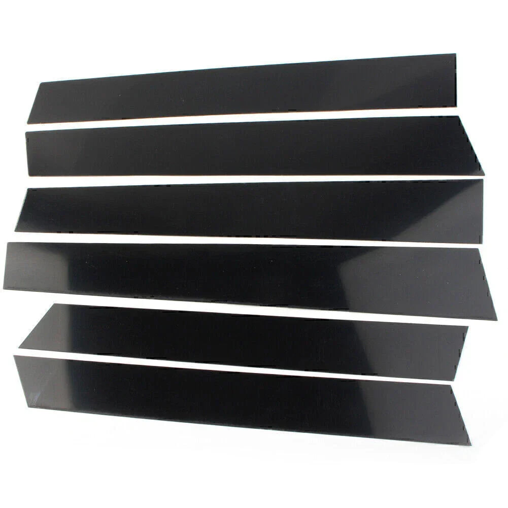 6 Pcs Car Door Trim Cover Kit Glossy Black Pillar Posts for Honda CR-V (07-11)