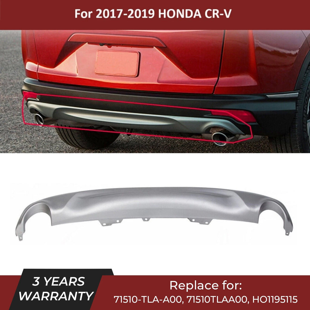 Rear Bumper Lower Valance Cover Trim for Honda CR-V (2017–2019)