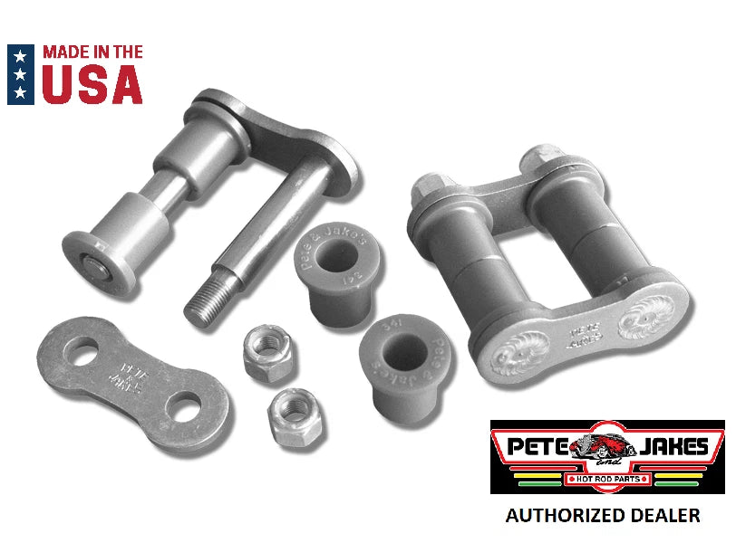 Rear Leaf Spring Shackles 2 1/4 Inch Replacement for Ford Model A (1928–1931) and (1935–1941)