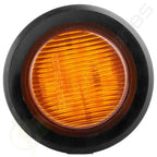 10X 2'' Round Amber Side Marker Light for Trailer Clearance with Grommet