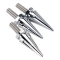 3 Spiked Windshield Bolts for Harley Street Glide FLHX Electra Glide FLHT (1996–2013) Silver