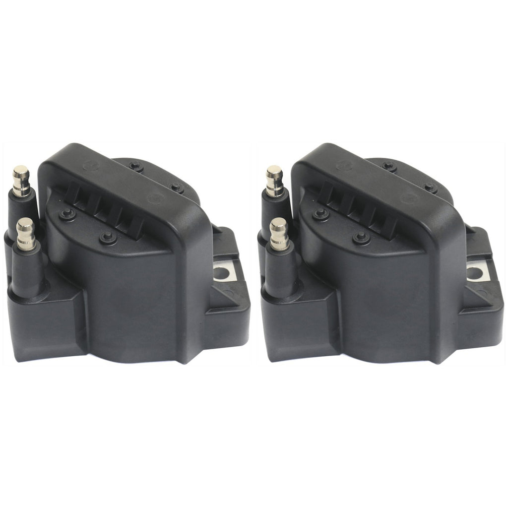 Set of 2 Ignition Coils for Chevy S10, Olds Cutlass, Le Sabre, De Ville