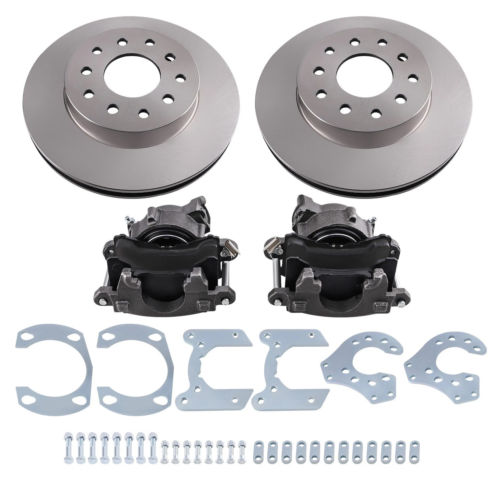 Complete Rear Disc Brake Kit for Ford 9" Axle (Single Piston Caliper)