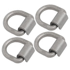 Set of 4 Weld-On Forged D Rings for Heavy Duty Applications