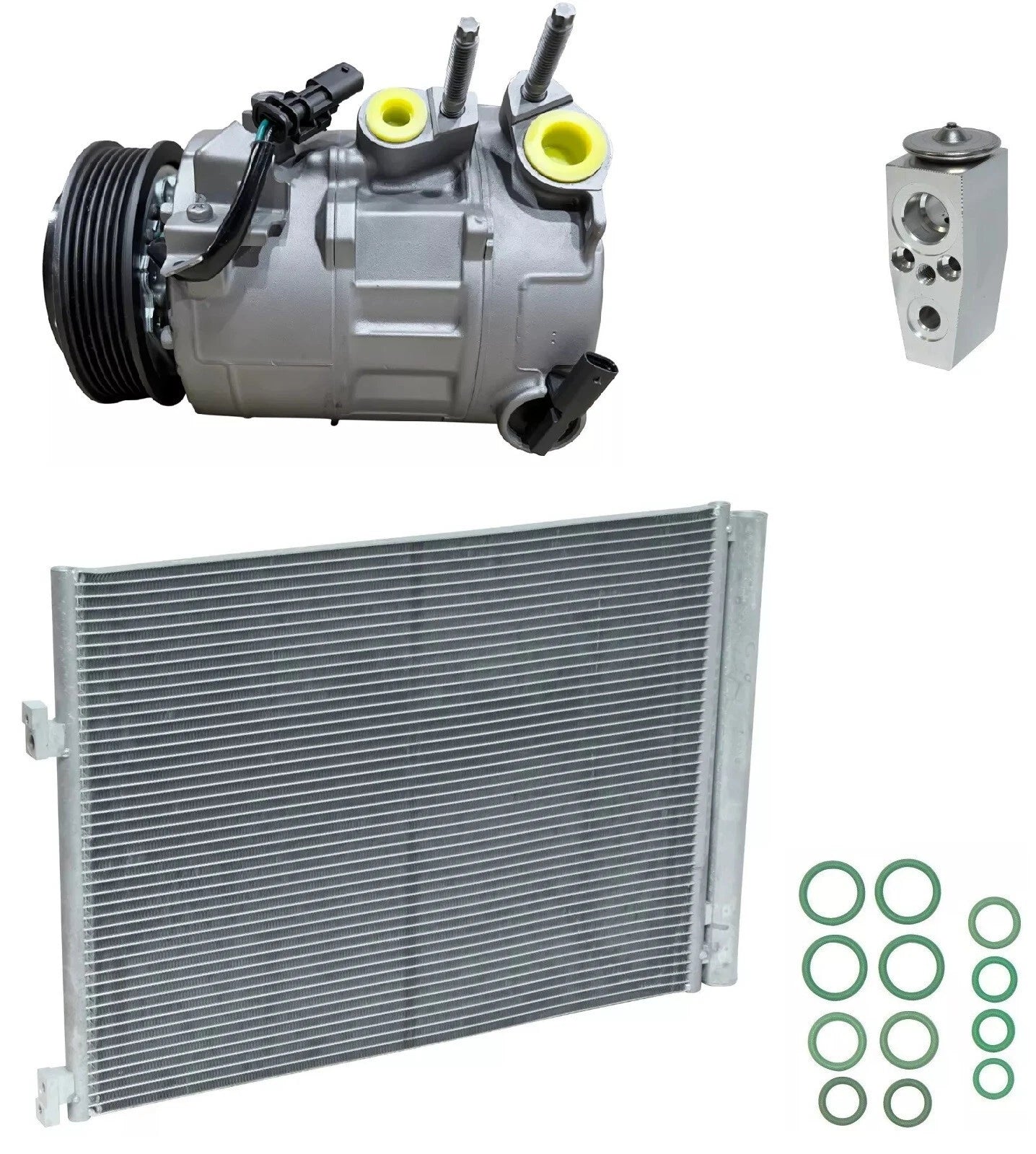 A C Compressor Kit With Condenser Replacement for Cadillac CT6 (2018–2018)