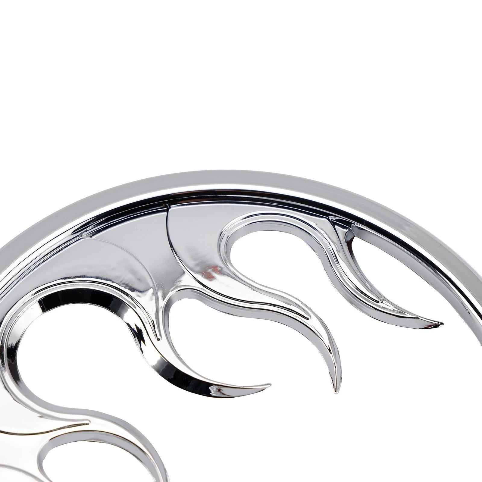 Flame Speaker Grills Accent Trim for Electra Glide Ultra Classic (Chrome)