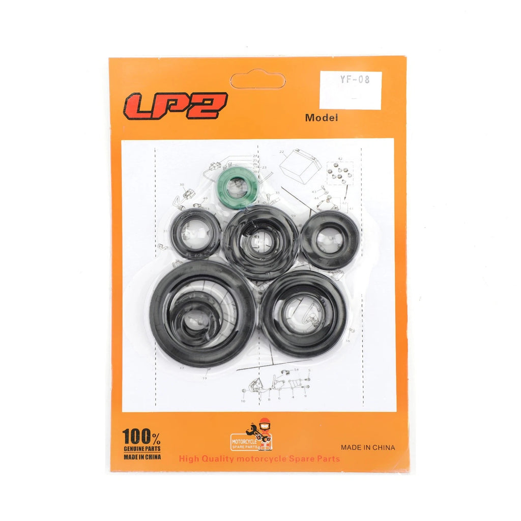 10pcs Engine Oil Seal Kit for Honda CR125R CR125 CR 125 125R (1987–2003)
