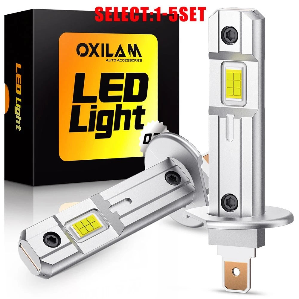 2X H1 LED Headlight Bulbs Conversion Kit 6500K OXILAM for