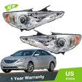 Set of 2 Headlight Assembly for Hyundai Sonata (2011–2014)
