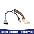 2 In 1 DVD Radio Wire Harness with Antenna Adapter for Nissan 