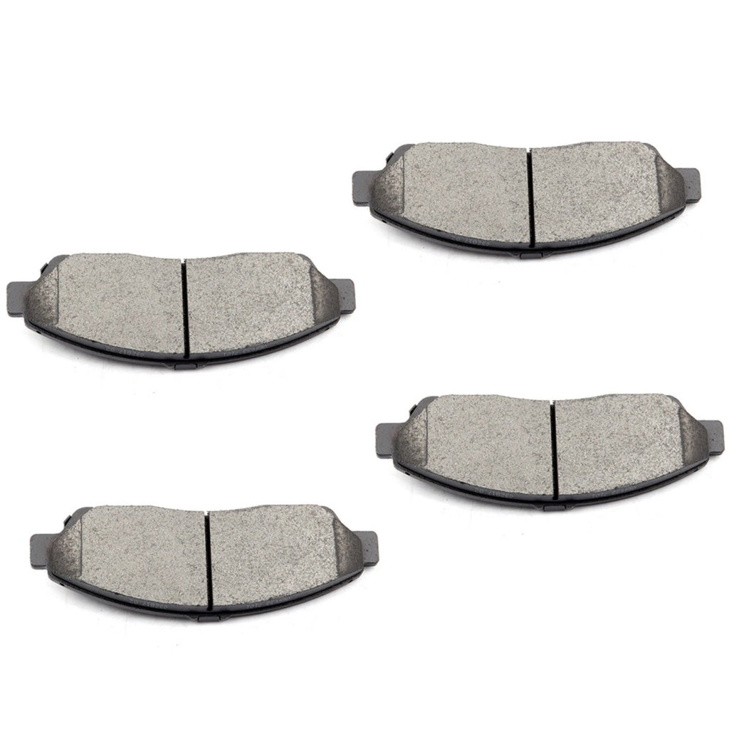 Front Rear Drilled Disc Rotors & Ceramic Brake Pads for Honda Pilot (2009–2022) & Acura ZDX (2010–2013)