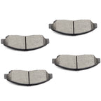Front Rear Drilled Disc Rotors & Ceramic Brake Pads for Honda Pilot (2009–2022) & Acura ZDX (2010–2013)