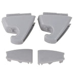 Gray Sun Visor Hook Clips for Buick Verano, Chevrolet Cruze, Sonic (2012-2017)