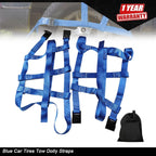 2Pcs Tow Dolly Straps for Most 14-17" Tires