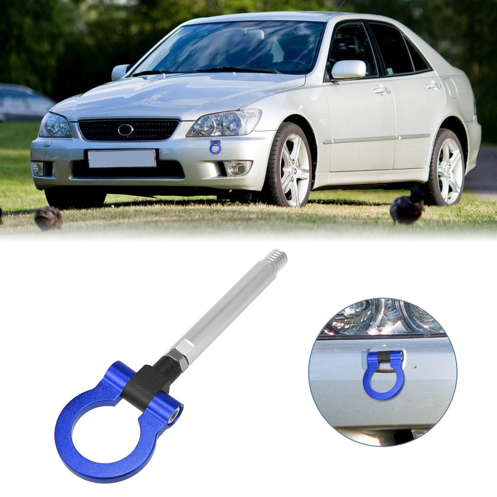 Tow Hook Screw Set of 2 for Lexus IS IS250 (2006–2013) Blue Aluminum Alloy