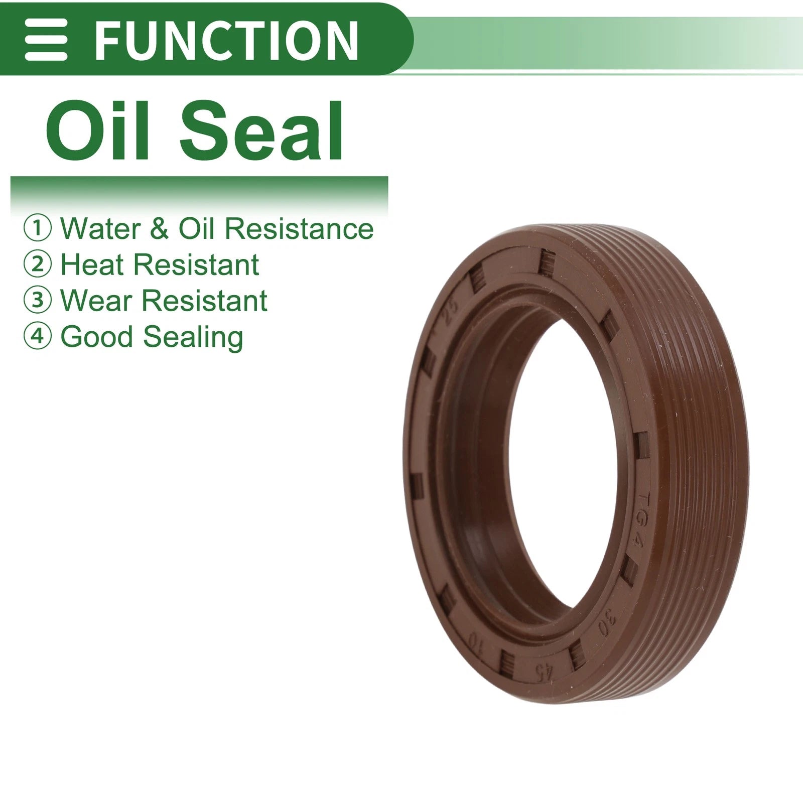 Oil Seal FKM Rubber 30x45x10mm for Various Models (5 Pcs)