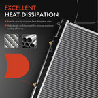Radiator with Oil Cooler for Toyota Corolla (1998–2002)