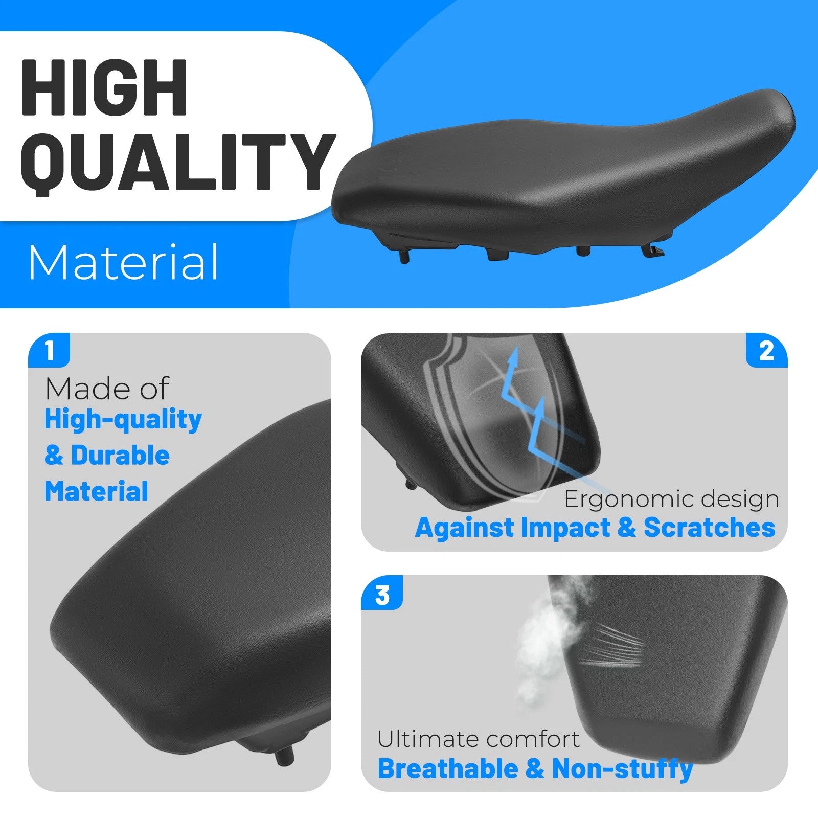 Complete Black Seat for Honda Sportrax 90 TRX90X (2020–2024)