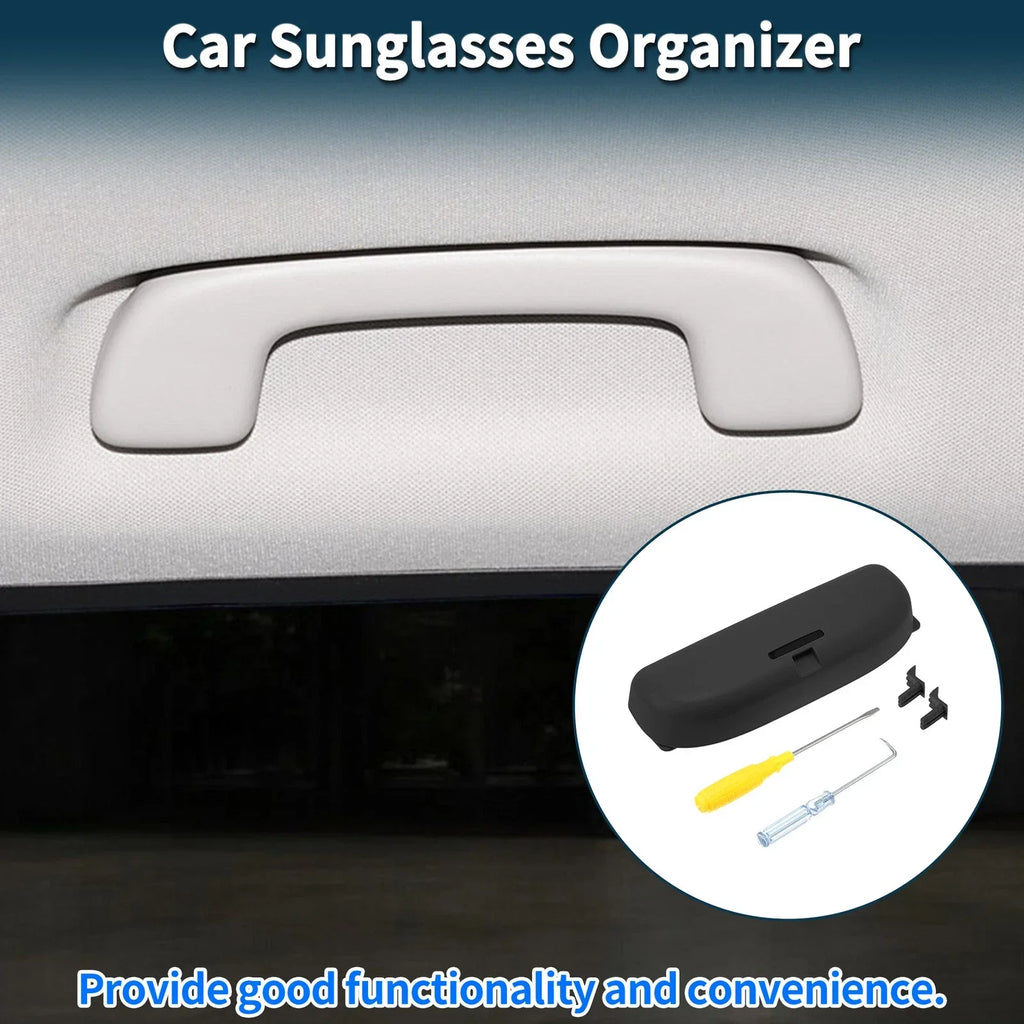 Sunglasses Case for Mercedes-Benz C Class Eyeglasses Holder Storage Black
