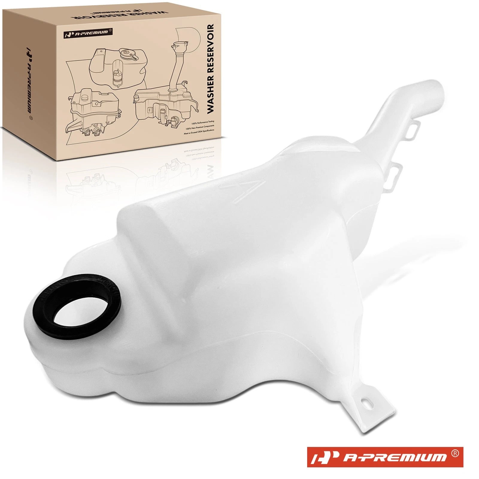 Windshield Washer Reservoir with Bracket for Honda Civic (2006–2011)