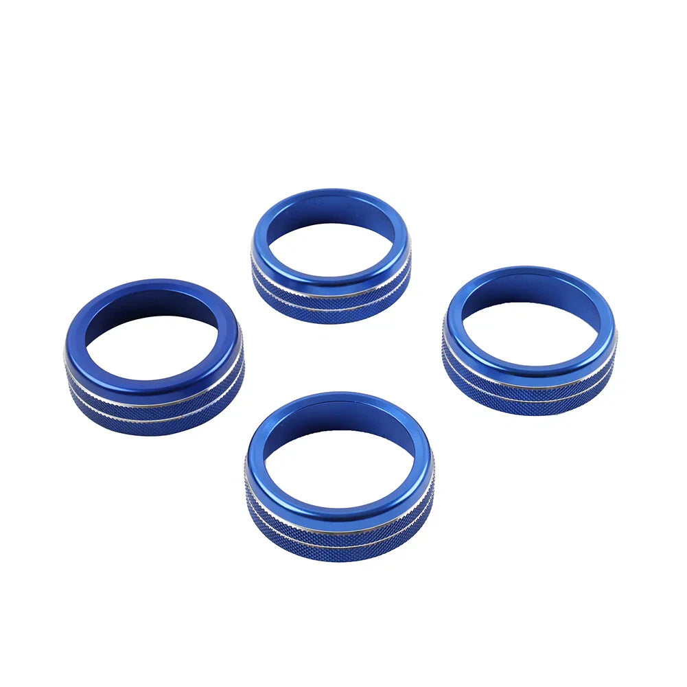 Blue AC Climate Control Knob Trim for Toyota Tacoma (2016-2023)