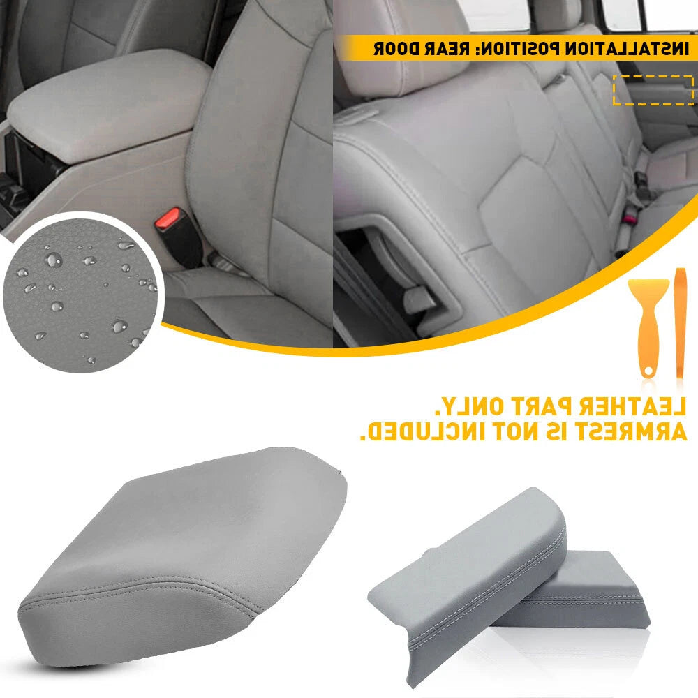 Center Console Lid + Rear Door Panels Armrest Cover for Honda Pilot (H)