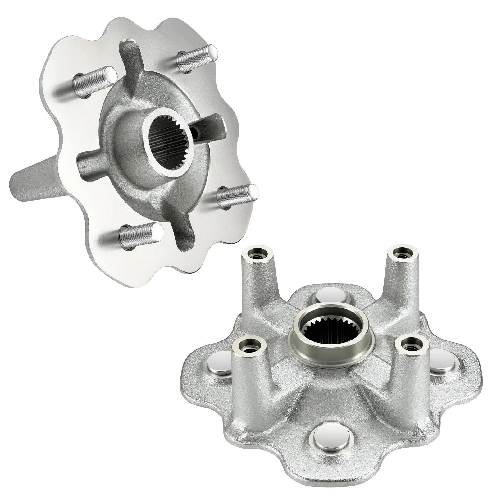 Pair Front Wheel Hub for Yamaha Kodiak 400 450 (2003–2006) YFM400 YFM450