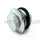 Chrome Pop Up Gas Cap for Harley (1982–2010) - Vented, Regular Thread