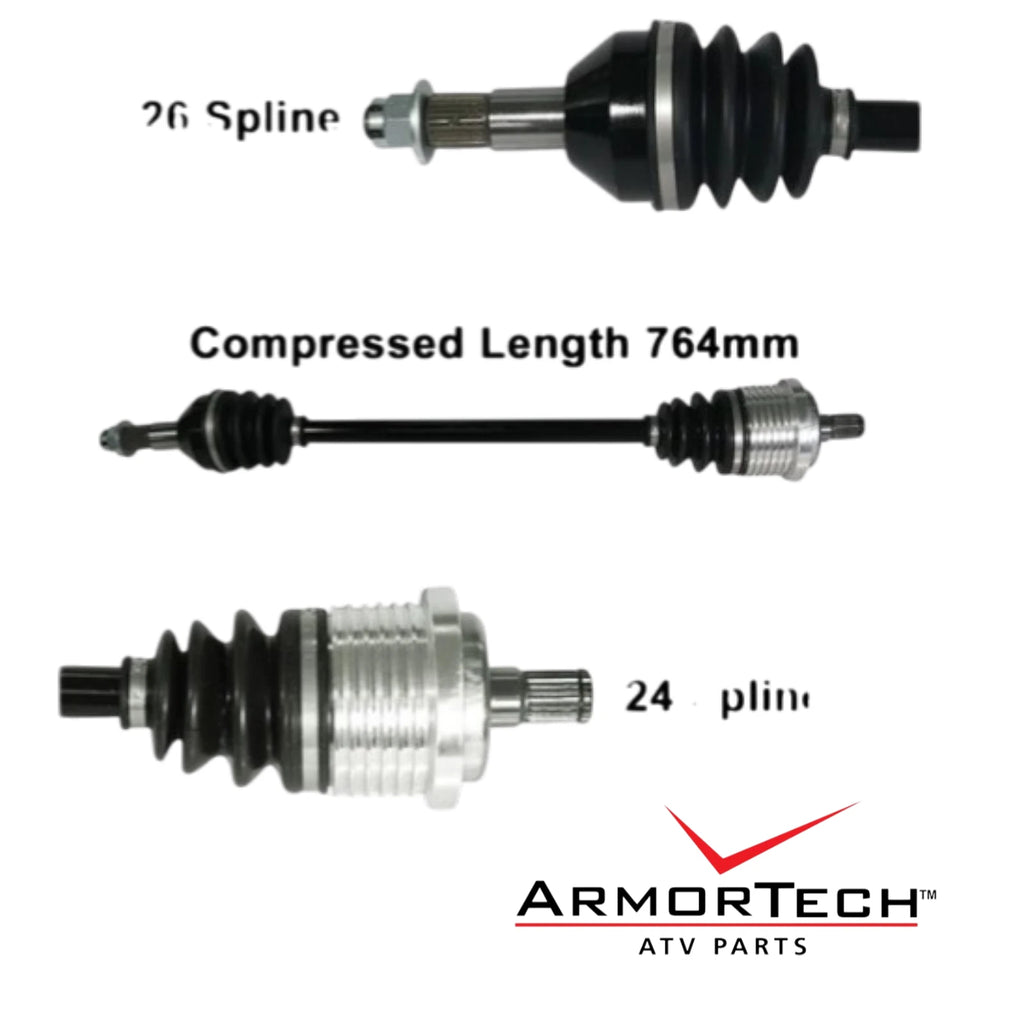 Heavy Duty Chromoly Steel Axle Shaft for Can-Am Maverick (2013–2015)