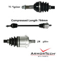Heavy Duty Chromoly Steel Axle Shaft for Can-Am Maverick (2013–2015)