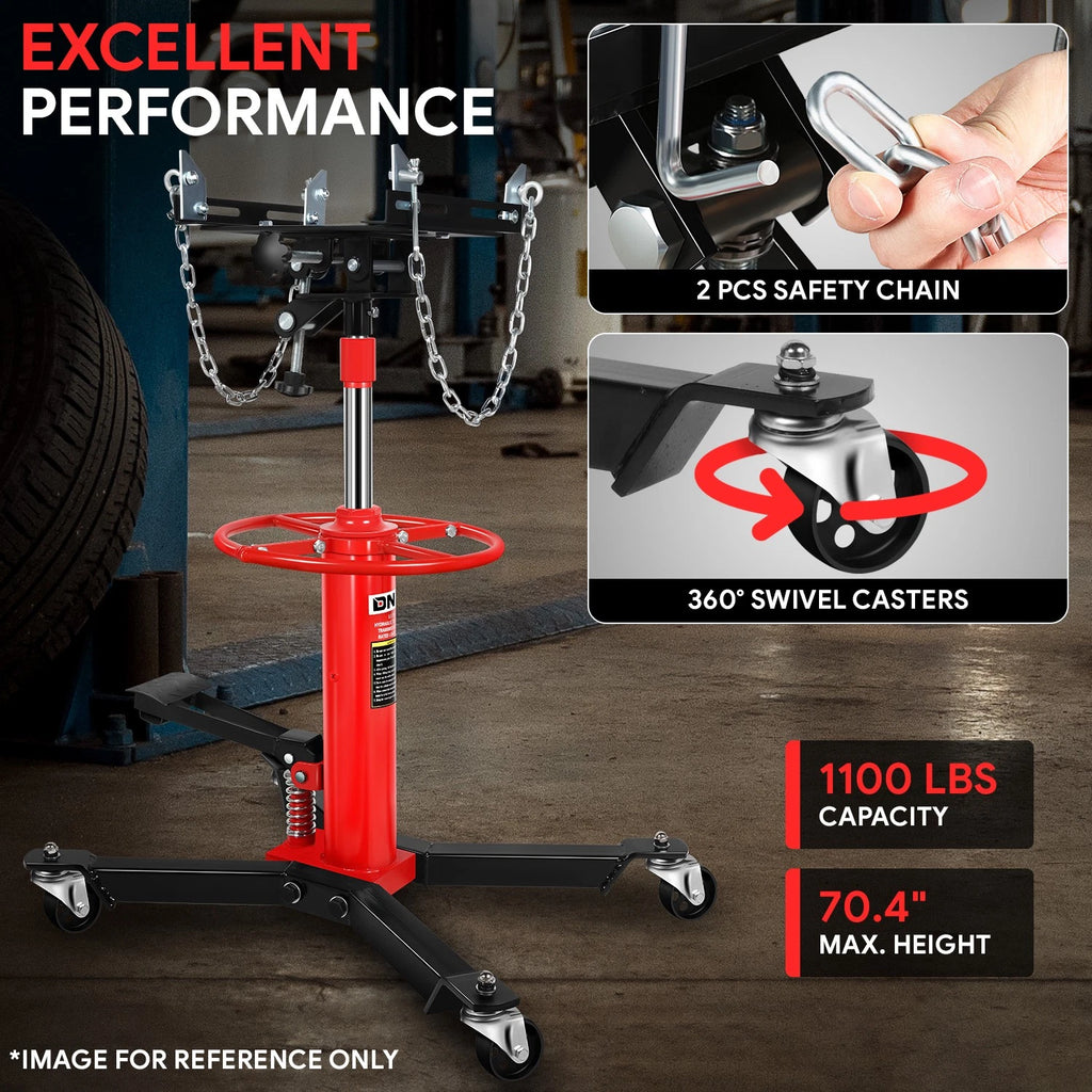 2 Stage Hydraulic Transmission Jack for Universal Use (0.5 Ton)