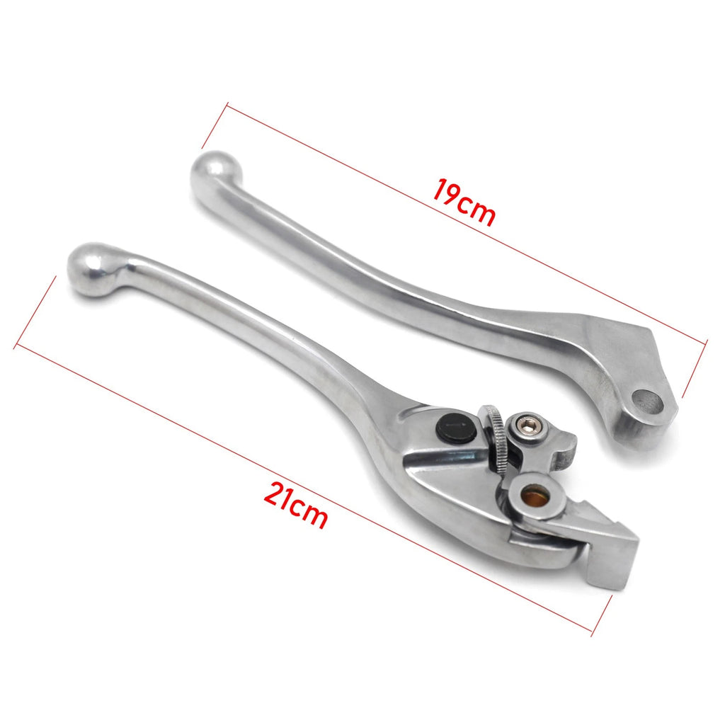 Set of 2 Silver Brake Clutch Hand Levers for Honda CBR600 F2 F3 F4 CBR900RR