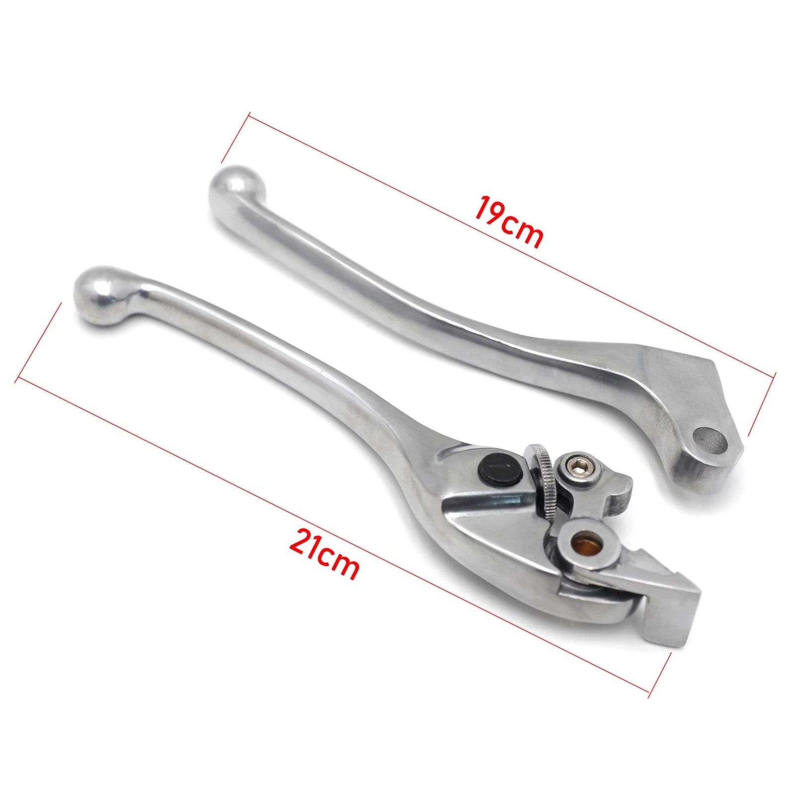 Set of 2 Silver Brake Clutch Hand Levers for Honda CBR600 F2 F3 F4 CBR900RR