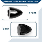 Exterior Door Handle Cover Trim for Buick LaCrosse (2017–2019) Matte Black