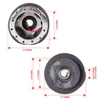 14" Racing Steering Wheel with Hub Adapter for Ford Mustang (1984–2004)