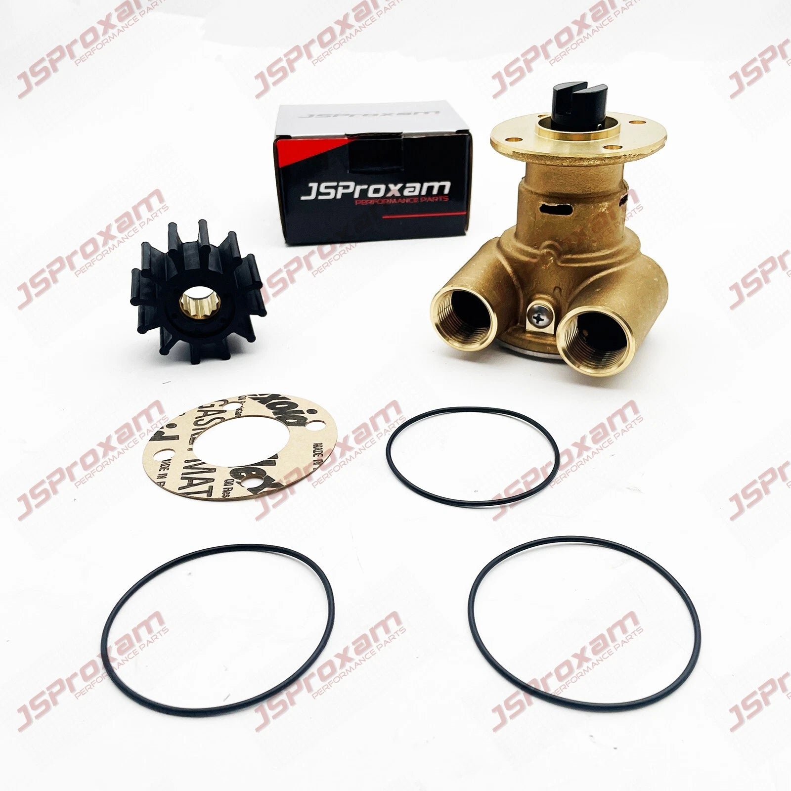 Engine Cooling Pump for Johnson 10-24119-2, Jabsco 3270-0001, Perkins 35615 (Fits 4107)