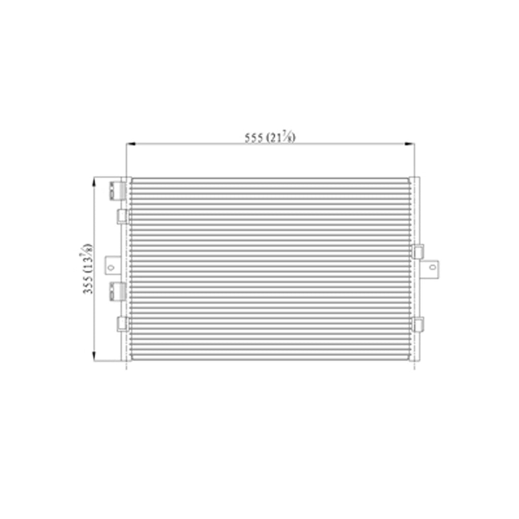 Replacement A/C Condenser Repair Part For 2003-2009 Chrysler Pt Cruiser
