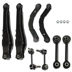 Set of 8 Rear Upper Lower Control Arms Sway Bar Links for Jeep Compass (2007–2009)