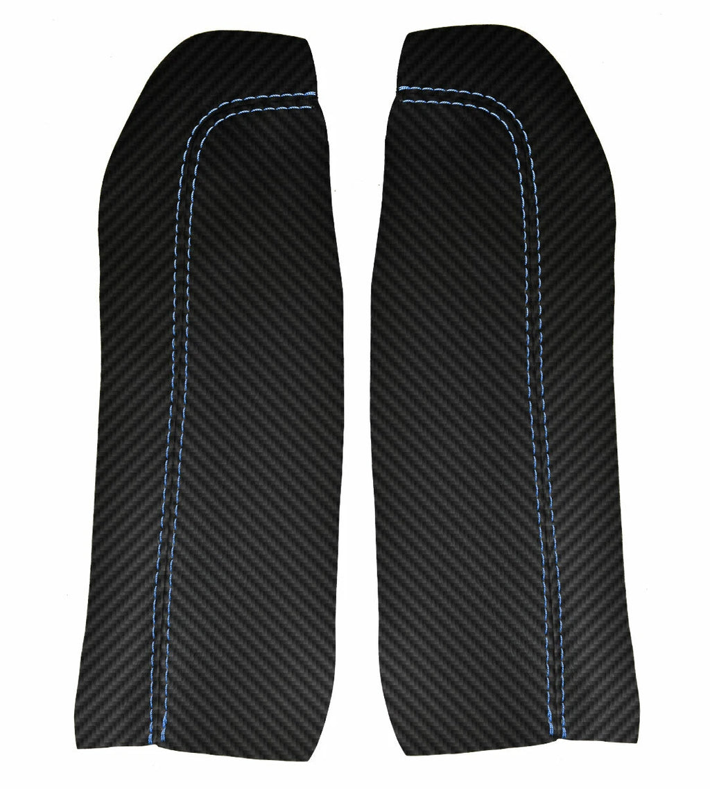 2PC Carbon Fiber Armrest Door Panel Cover for Nissan 350Z (2006–2008)
