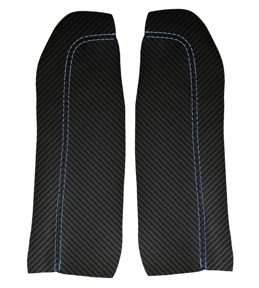 2PC Carbon Fiber Armrest Door Panel Cover for Nissan 350Z (2006–2008)