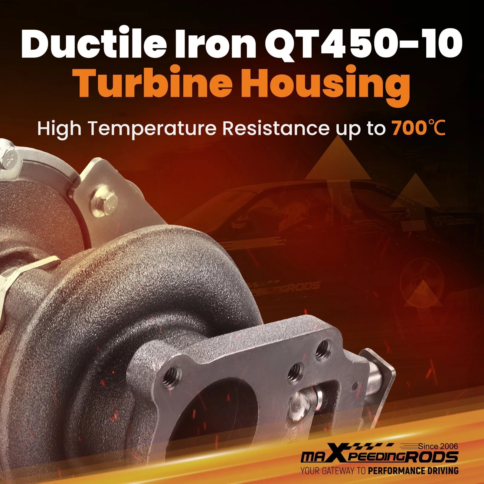 Turbocharger RHB5 VI58 for Isuzu Trooper 2.8L D 4JB1T (1987–1991)