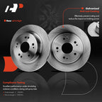Rear Disc Brake Rotor & Pads for Honda Accord (2014–2017)
