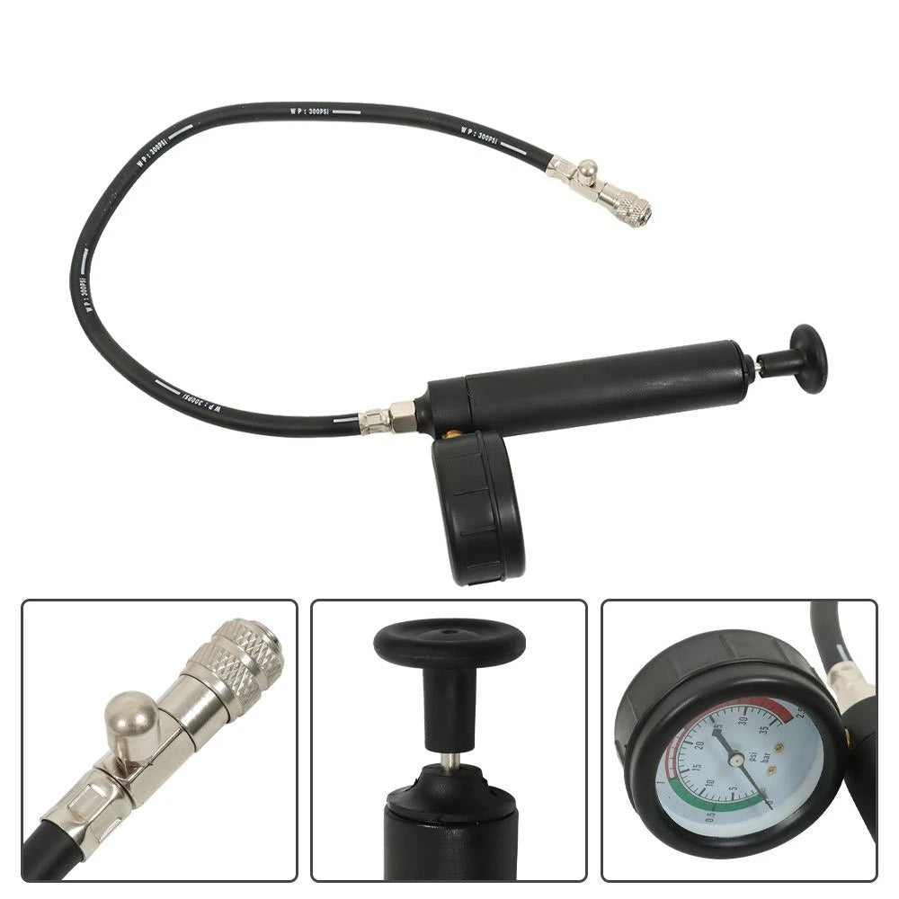 28Pcs Radiator Pressure Tester Vacuum Cooling Purge System Kit for Universal