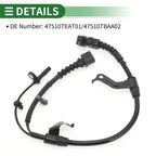 ABS Wheel Speed Sensor No. 47510TEAT01 for Honda Civic (2006–2011) Rear Right